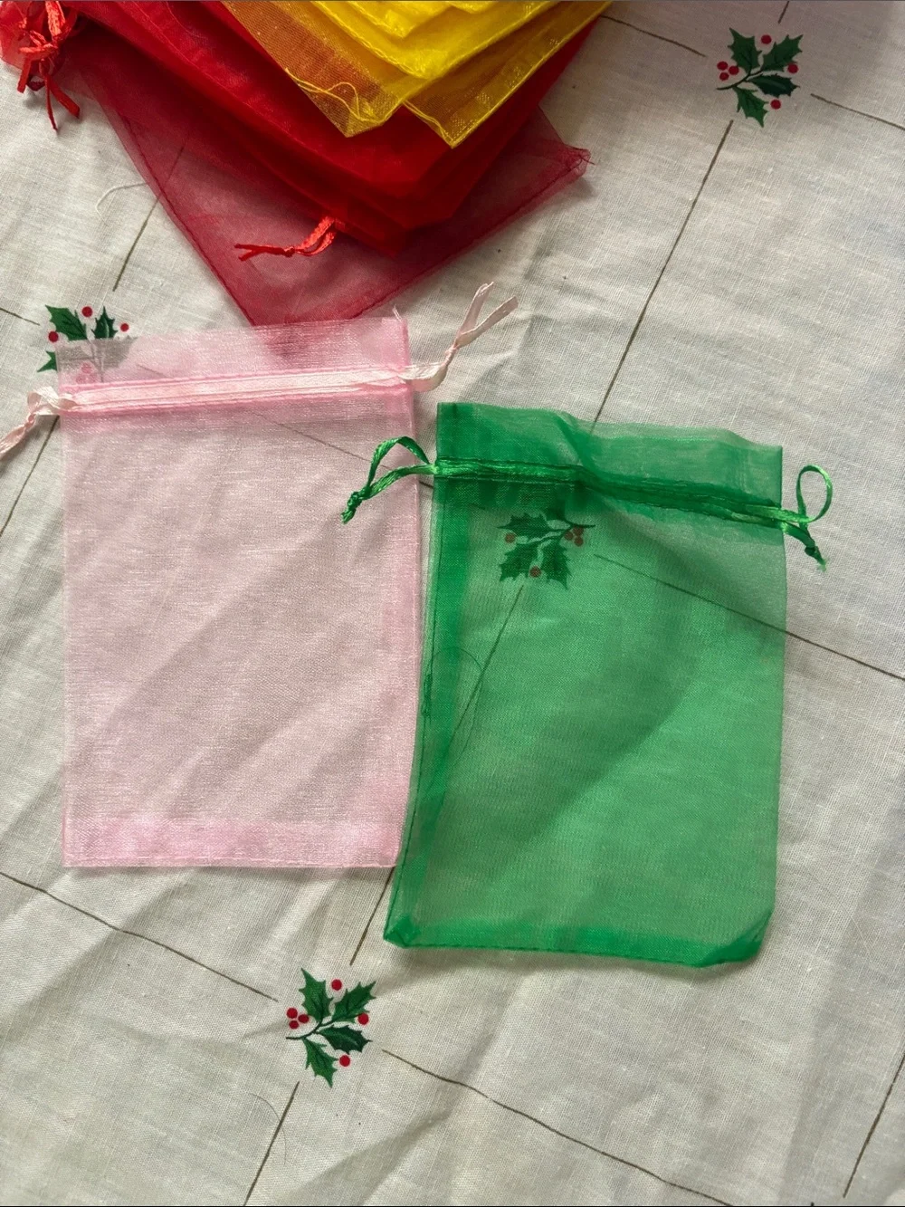 Assorted Organza Gift Bags – Multicolor Party Favor Pouches 65